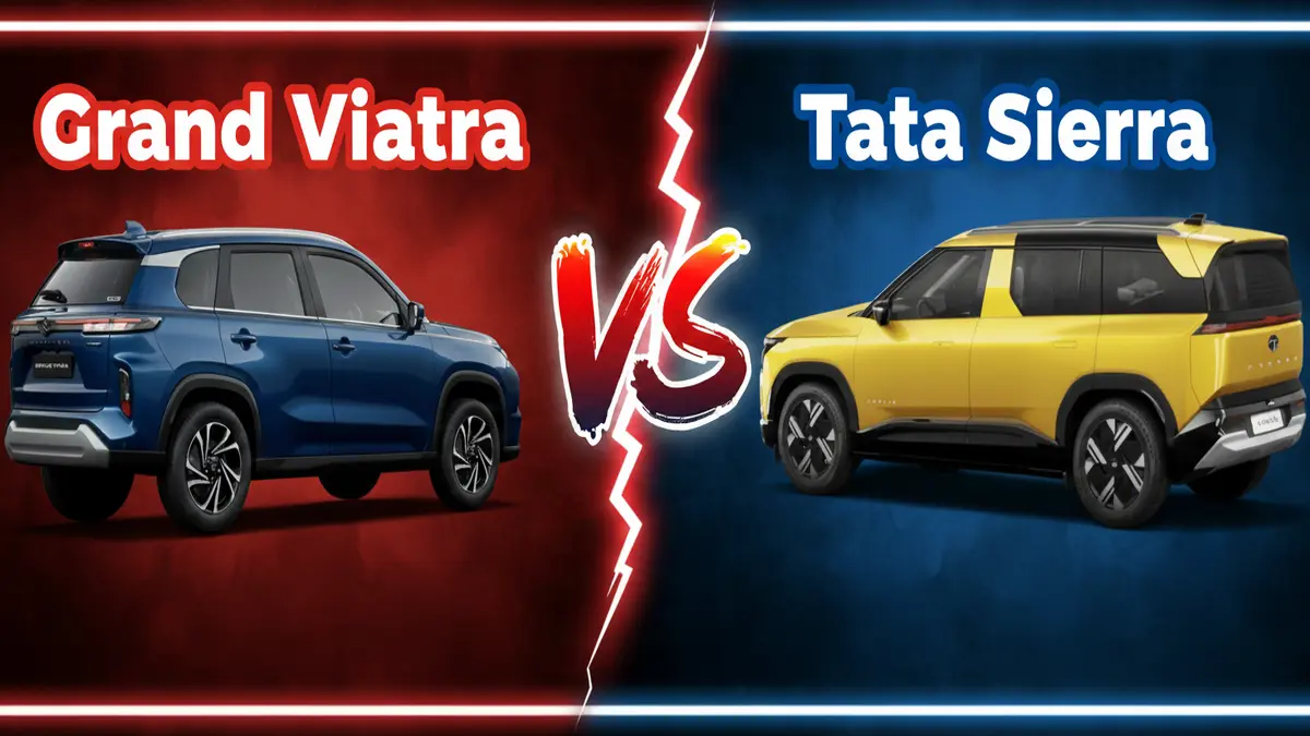 Tata Sierra Vs Maruti Grand Vitara
