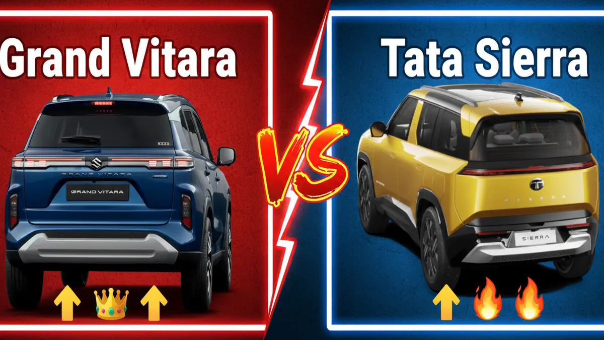 Tata Sierra Vs Maruti Grand Vitara